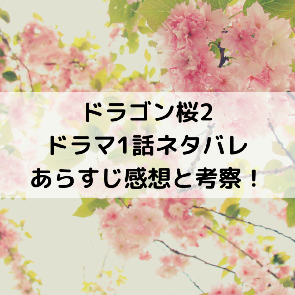 ドラゴン桜2第1話ネタバレあらすじ感想と考察 動画ジャパン