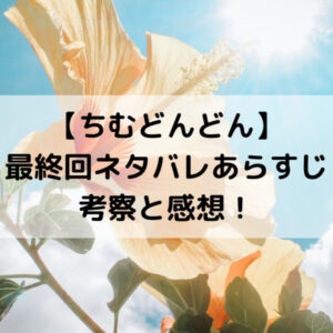 ちむどんどん最終回ネタバレあらすじ考察と感想！