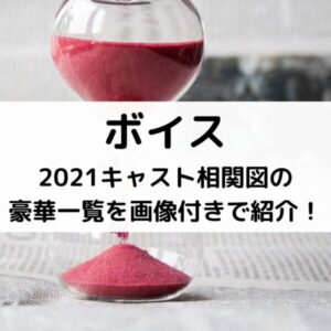 ボイス2021キャスト相関図の豪華一覧を画像付きで紹介！